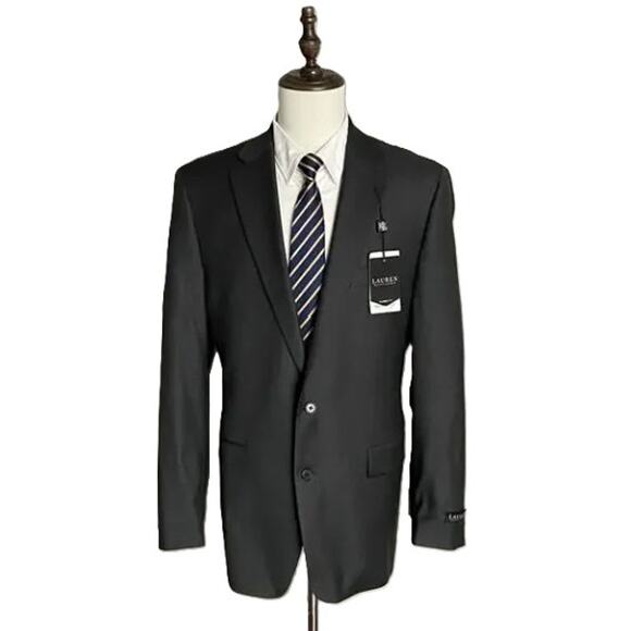 Lauren Ralph Lauren Other - Lauren Ralph Lauren Suit Jacket Men's 43L Ultraflex Classic Fit Wool Grey NEW